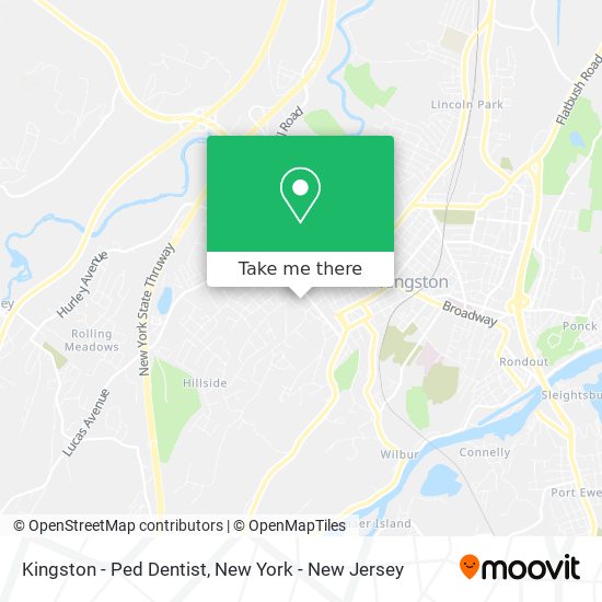 Kingston - Ped Dentist map