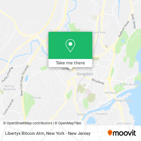 Mapa de Libertyx Bitcoin Atm