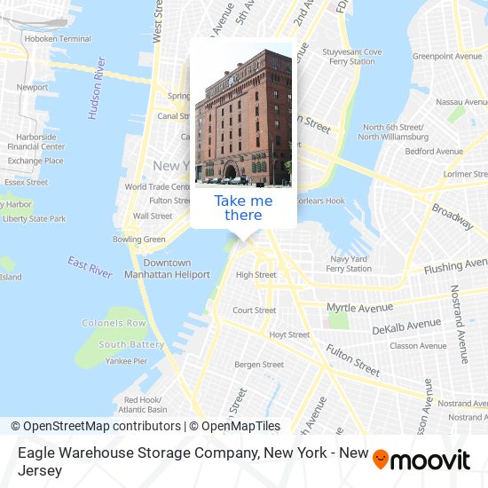 Eagle Warehouse Storage Company map