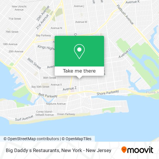Mapa de Big Daddy s Restaurants