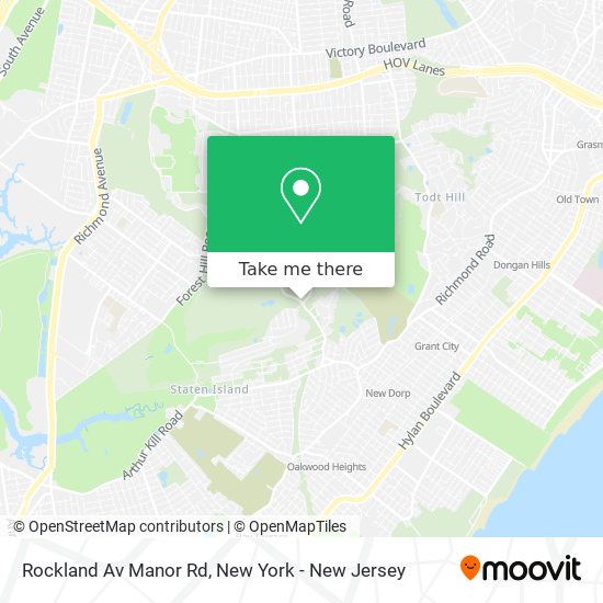 Mapa de Rockland Av Manor Rd