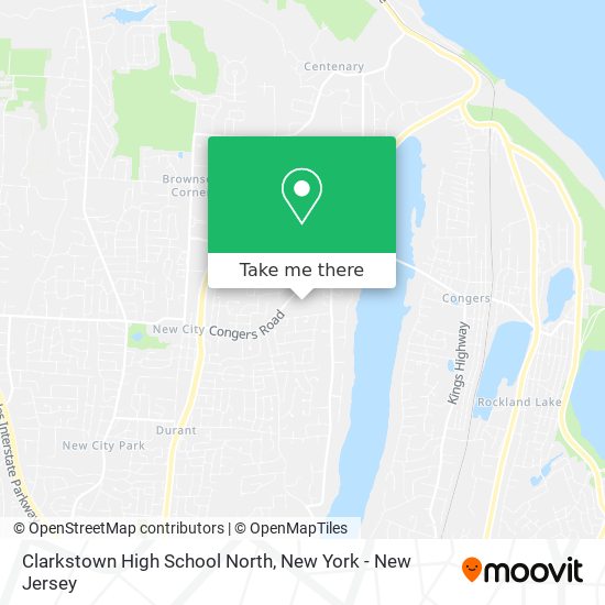 Mapa de Clarkstown High School North