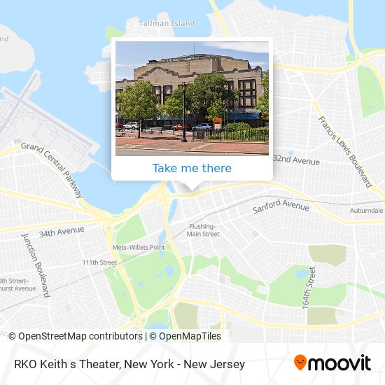 RKO Keith s Theater map