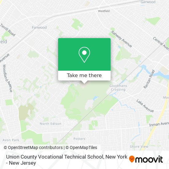 Union County Vocational Technical School map