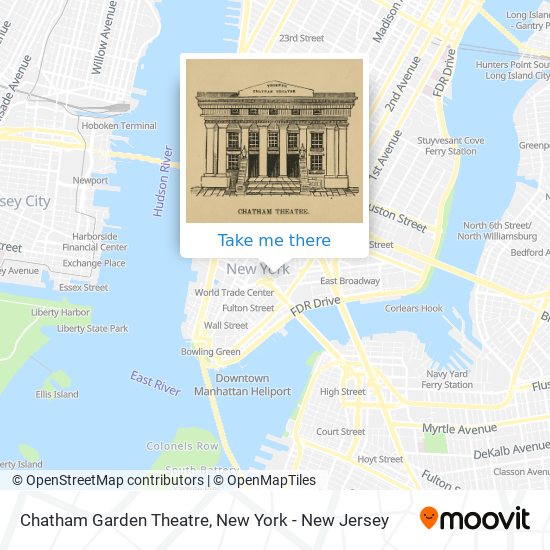 Chatham Garden Theatre map