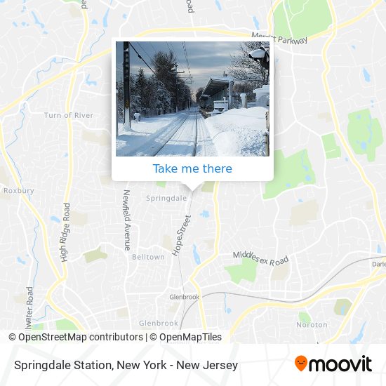 Mapa de Springdale Station