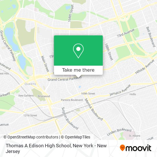 Thomas A Edison High School map