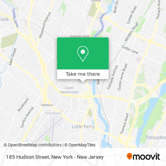 Mapa de 185 Hudson Street