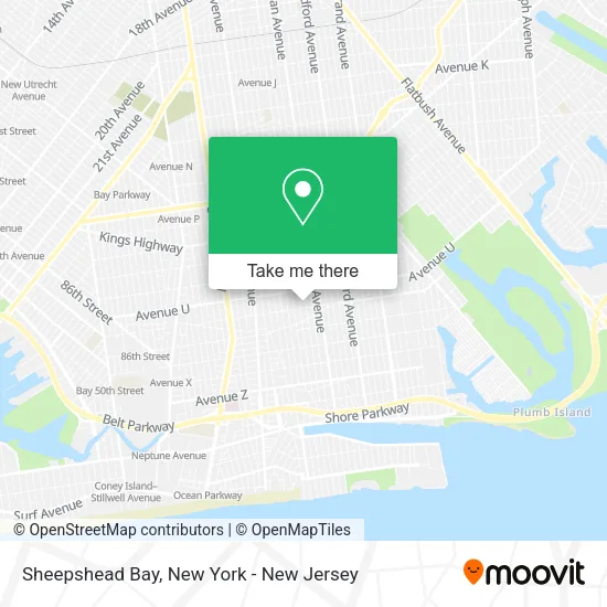 Sheepshead Bay map