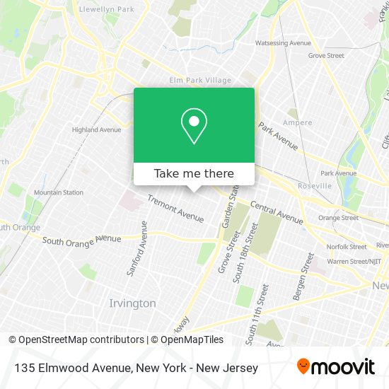 Mapa de 135 Elmwood Avenue
