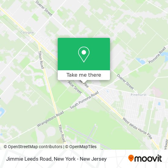 Mapa de Jimmie Leeds Road