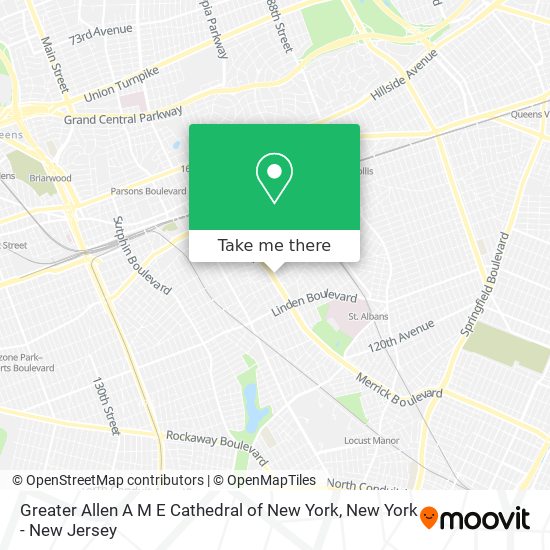 Greater Allen A M E Cathedral of New York map