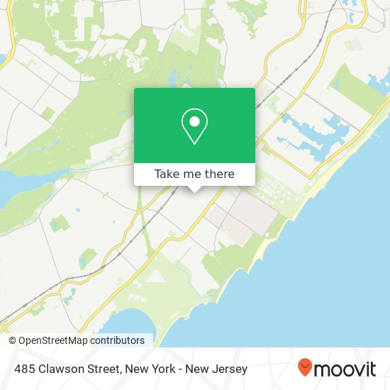 485 Clawson Street map