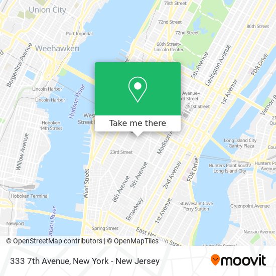 Mapa de 333 7th Avenue