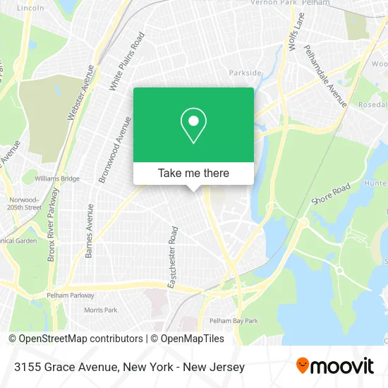 3155 Grace Avenue map
