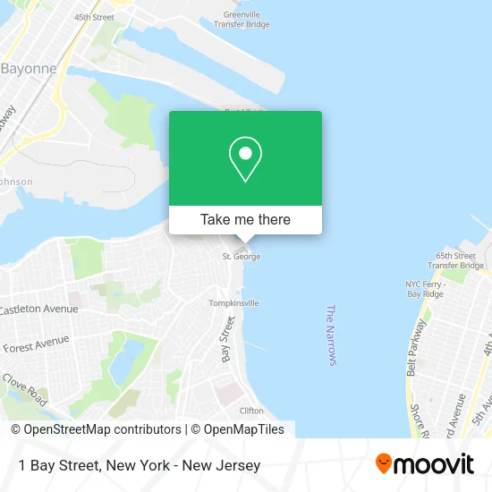 1 Bay Street map