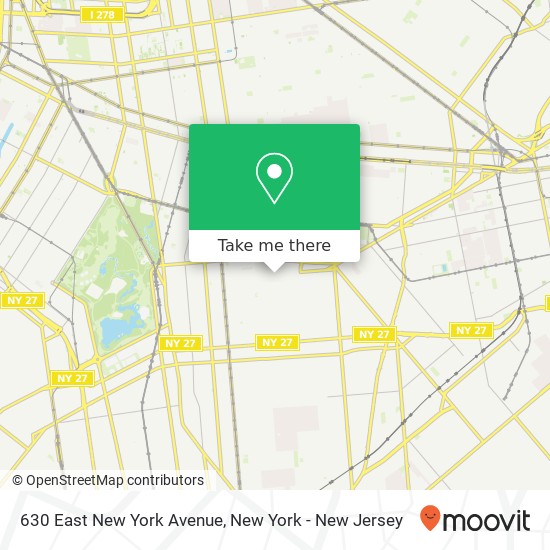 630 East New York Avenue map