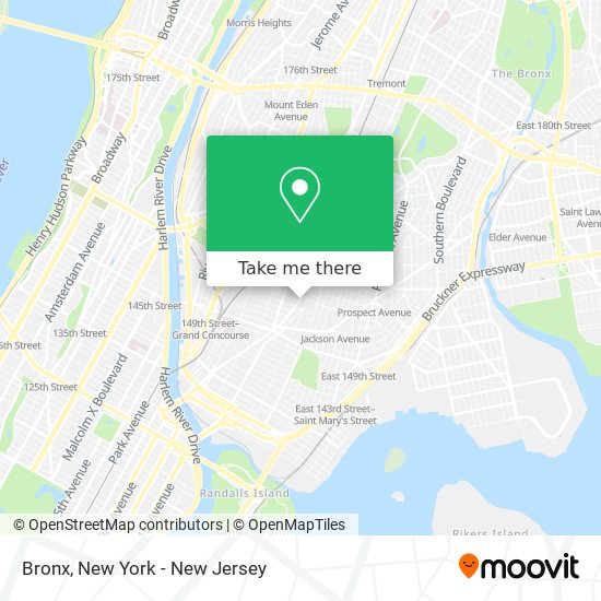 Mapa de Bronx