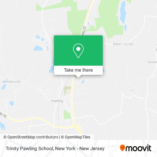 Trinity Pawling School map