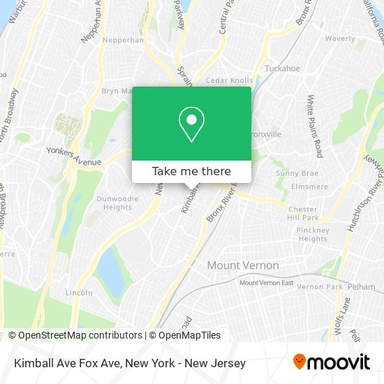 Mapa de Kimball Ave Fox Ave