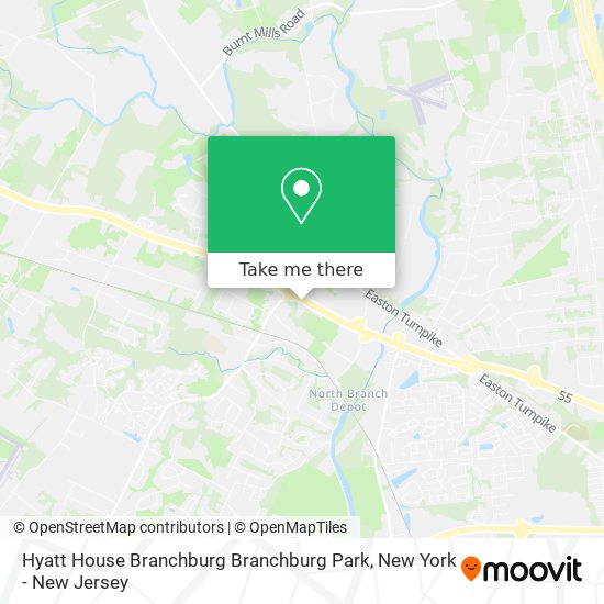 Mapa de Hyatt House Branchburg Branchburg Park