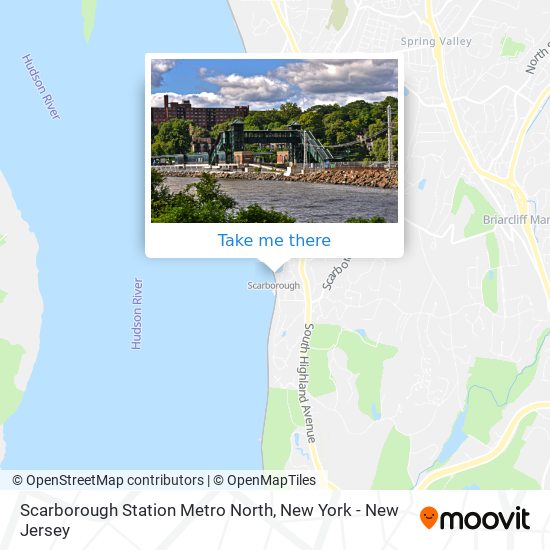 Mapa de Scarborough Station Metro North