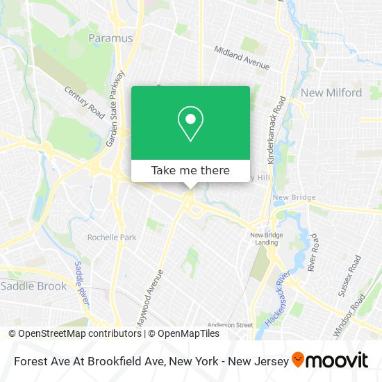 Forest Ave At Brookfield Ave map