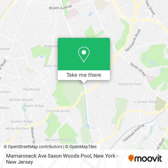 Mapa de Mamaroneck Ave Saxon Woods Pool