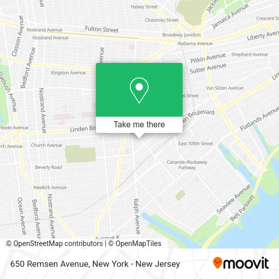 650 Remsen Avenue map