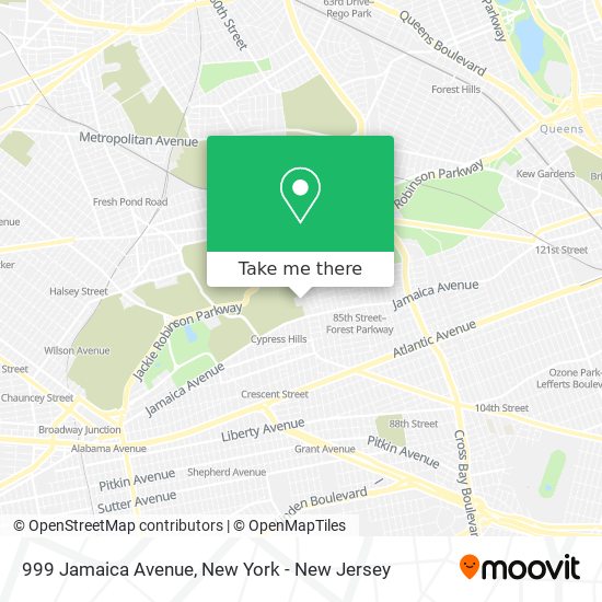 Mapa de 999 Jamaica Avenue