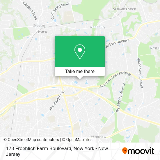 173 Froehlich Farm Boulevard map
