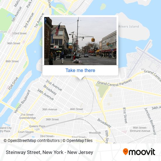 Steinway Street map