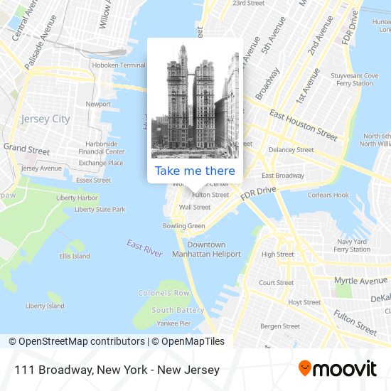 111 Broadway map