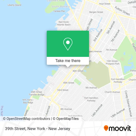 39th Street map