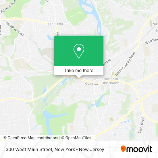 300 West Main Street map