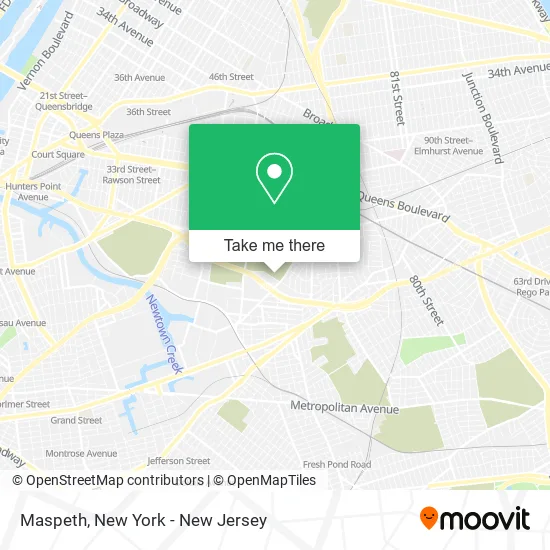 Maspeth map