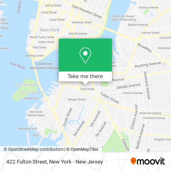 422 Fulton Street map