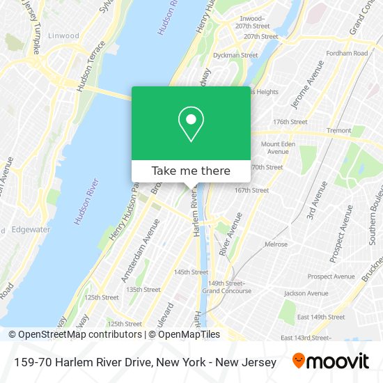 159-70 Harlem River Drive map