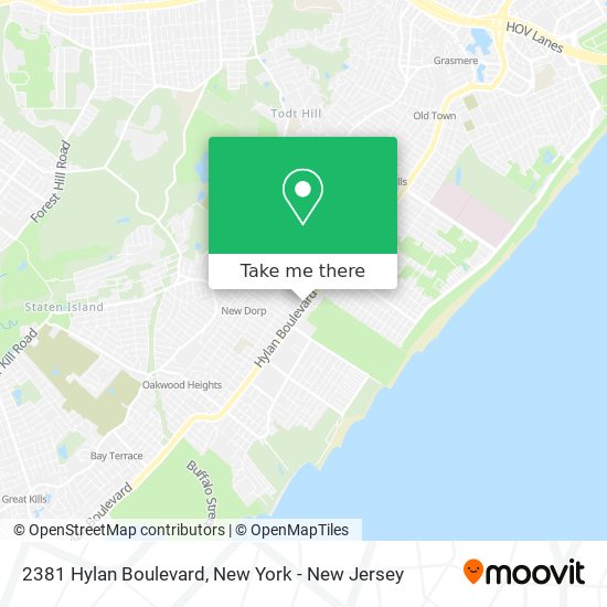 2381 Hylan Boulevard map