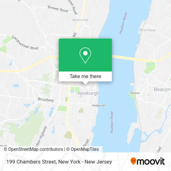 199 Chambers Street map