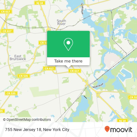 755 New Jersey 18 map