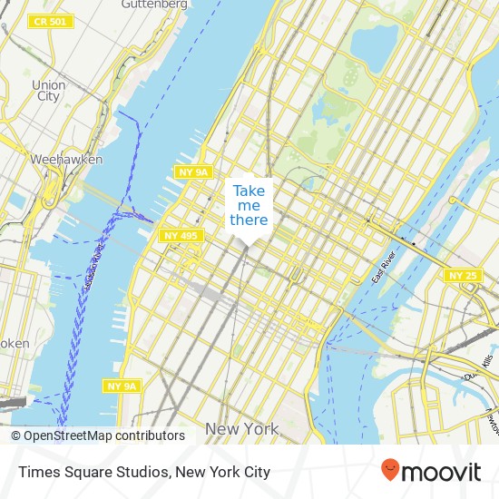 Mapa de Times Square Studios