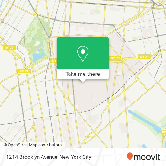 1214 Brooklyn Avenue map
