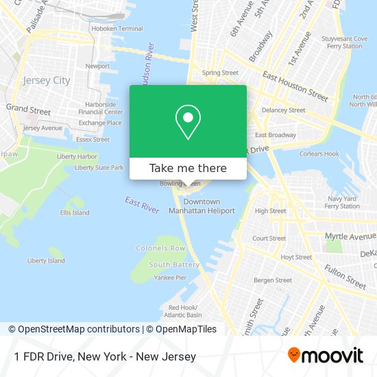 1 FDR Drive map