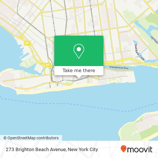 Mapa de 273 Brighton Beach Avenue