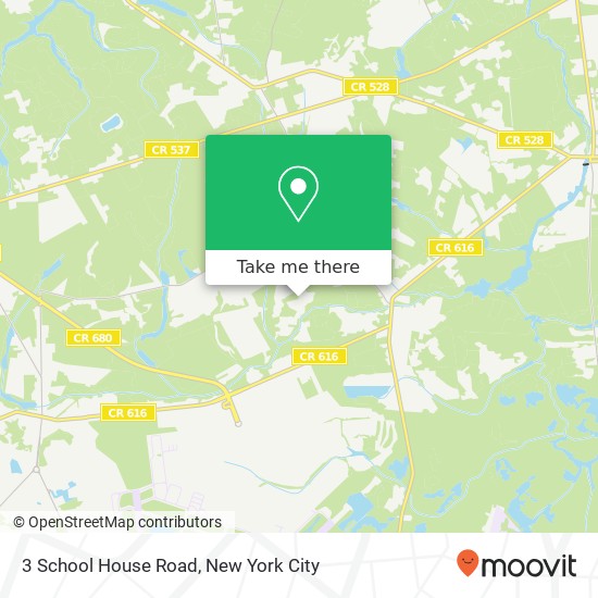 Mapa de 3 School House Road