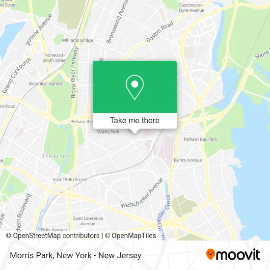 Morris Park map