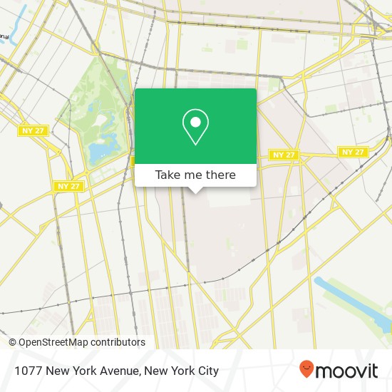 1077 New York Avenue map