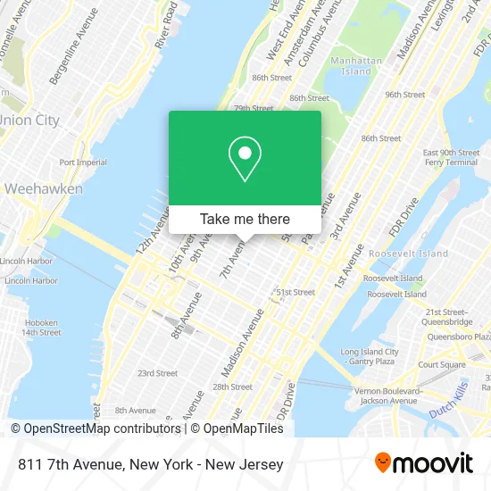 811 7th Avenue map