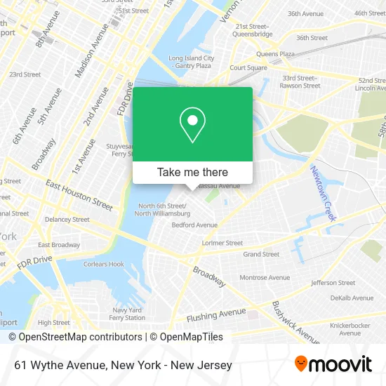 61 Wythe Avenue map